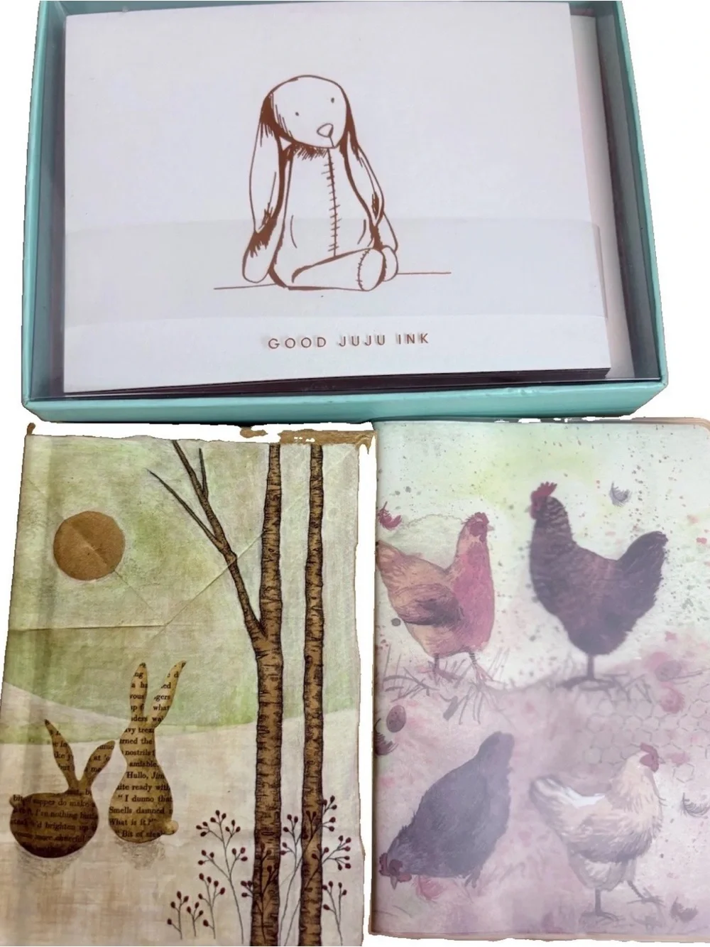 🔥🏷️Stationary Bundle Set of Blank Cards New In Box and 2 Small Notepads New